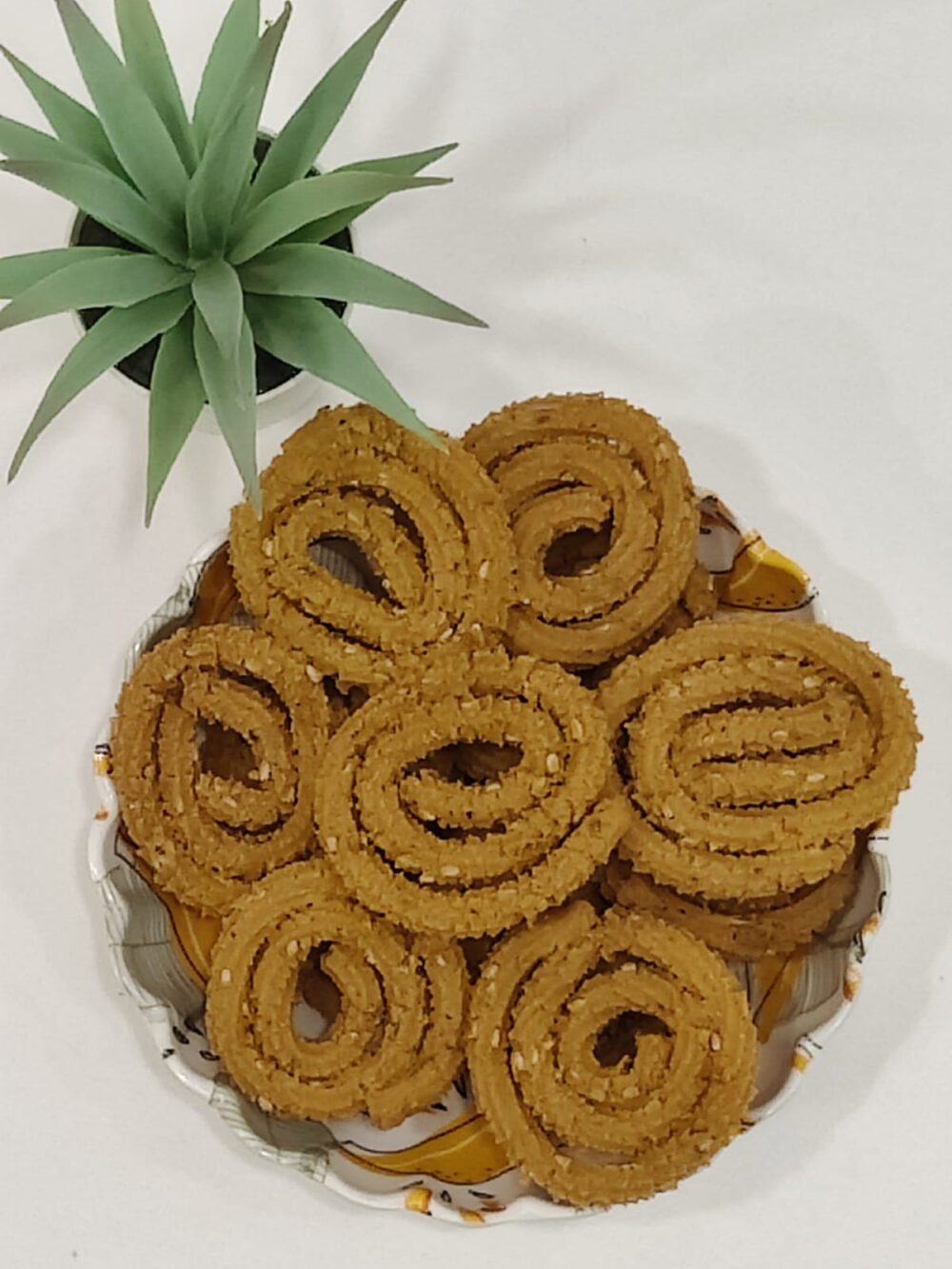 Chakali (Made from Bhajani Flour)